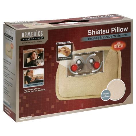 Guaranteed the most comfortable pillow you'll ever own! HoMedics Therapist Select Shiatsu Pillow with Heat, 1 each ...