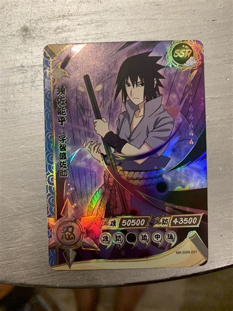 Mavin Sasuke Uchiha Susano Ssr Foil Card Naruto Ccg Tcg