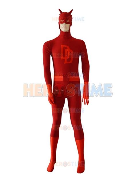 Daredevil Costume Hot Sale Fullbody Spandex Halloween Cosplay Daredevil