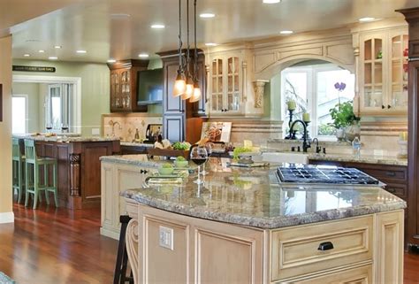 Make your kitchen look bigger. Tuscany style Kitchen/Great room - Mediterranean - Kitchen ...