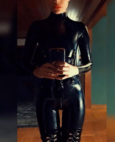 Latex Catsuit Neck Entry Crotch Zip Etsy Uk