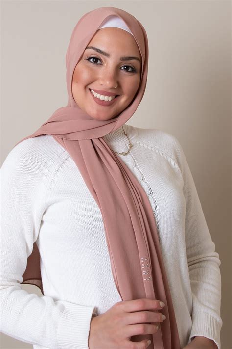 Chiffon Scarf Desert Rose Luxy Hijab Luxury Scarves