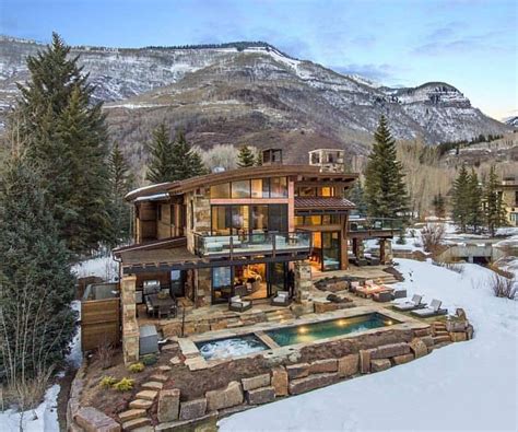 Luxury Montana Mountain Cabin Dream House Exterior Luxury Homes