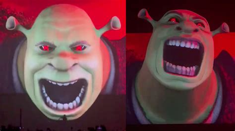 Shrek Rave Visuals By Excision Know Your Meme