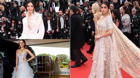Sara Ali Khan Wears Lehenga For Her Cannes Red Carpet Debut Gets