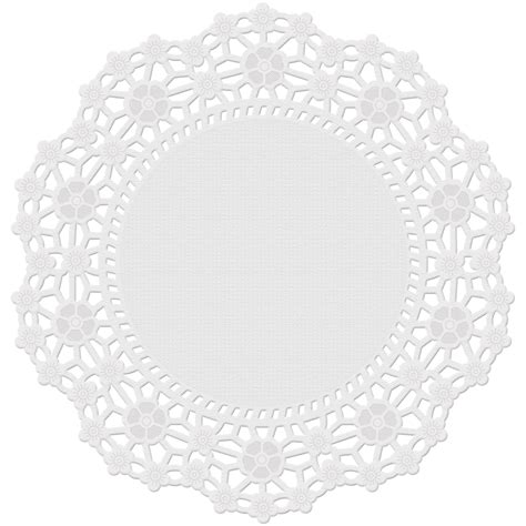 Wilton Round 6 Inch White Paper Doilies 20 Count