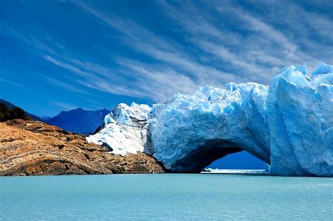 Argentina Tourism Bridge Of Ice In Perito Moreno Glacier