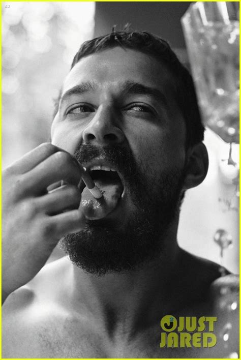 Shia Labeouf Goes Shirtless In Just A Towel For Interview Mag Photo