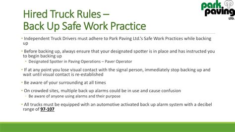 PPT - 2019 Independent Truck (Hired Truck) Orientation & Training