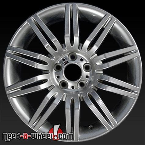 18 Bmw Oem Wheels 2011 2016 5 And 6 Machined Silver Stock Rims 71629