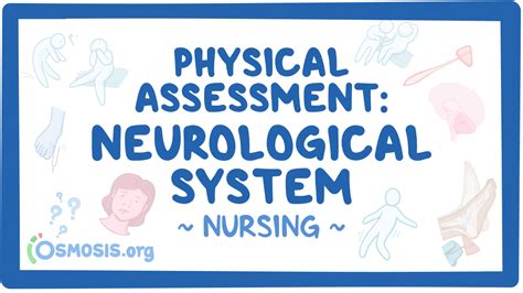 Physical Assessment Neurological System Nursing Osmosis Video Library