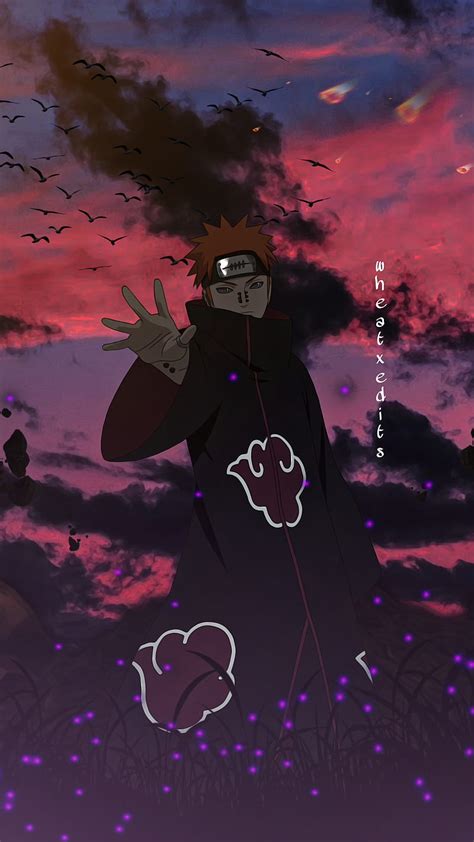 🔥tendo Pain Cloud Naruto Sky Nagato Fanart Anime 800x1422 359592