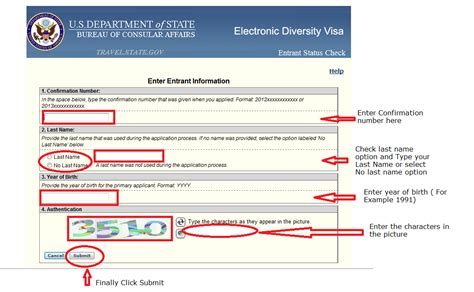 Also, sign up for case status online to: Winner Of The Diversity Visa Program