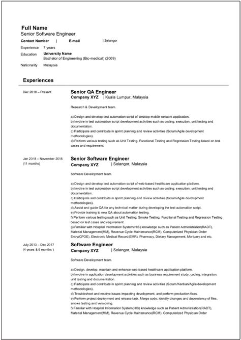 Educational background resume samples creative images. A Step-By-Step Guide to Resume Writing in Malaysia - With ...