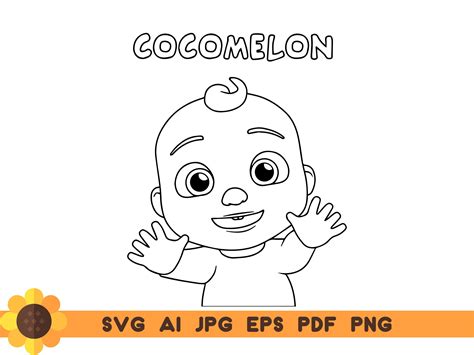 Cocomelon Baby Clip Art
