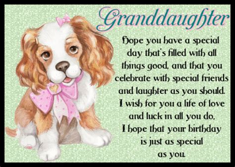 Once you have chosen your verse be sure to click through and choose a matching download for your special occasion. Granddaughter Birthday Wishes. Free Extended Family eCards ...