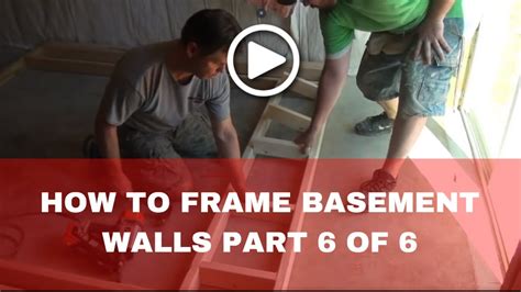 How To Frame A Basementframe Exterior Door Openings Part 6 Of 6 Youtube