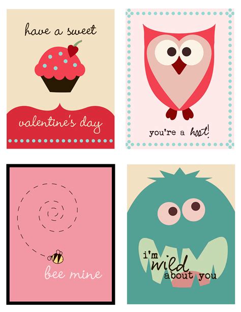 Free Valentines Day Card Printable Printable Decor