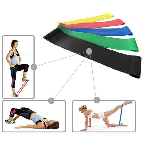 Fitness Sturdy Bodybuilding Hip Resistance Band Set Of 3 4 5 6 Booty Bands Resistance Loop