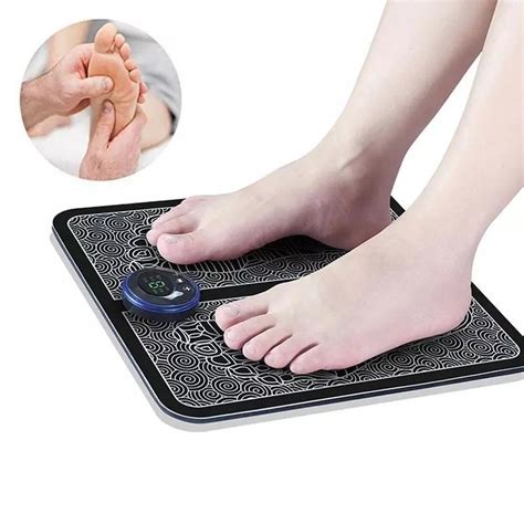 [ilovediy] Electric Ems Foot Massager Pad Feet Muscle Stimulator Leg Reshaping Foot Massage