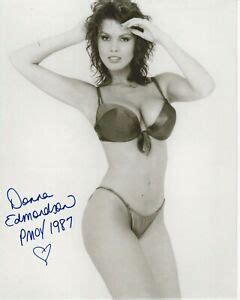 Pmoy Playmate Donna Edmondson Autographed Bikini Sexy X Promo