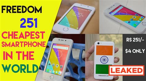 Freedom 251 Cheapest Smartphone In The World Latest Leaked Images