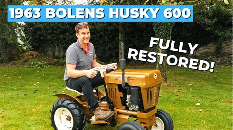 Fully Restored 1963 Bolens Husky 600 Lawn Tractor Part 6 Of 6 Youtube