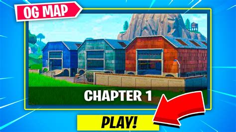 Og Map In Fortnite Live With Viewers Fortnite Chapter 1 Youtube