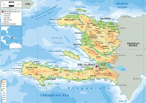 Detailed Map Of Haiti