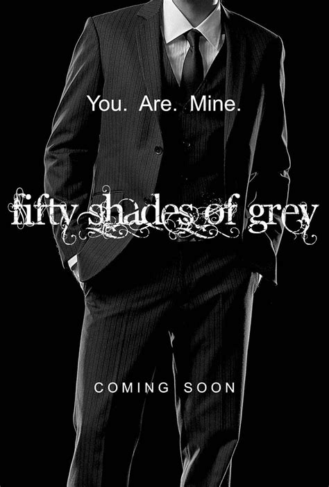 a man in a suit and tie with the words fifty shades of grey coming soon