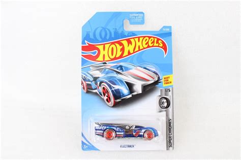 Hot Wheels Electrack Super Chromes 15 Blue And Silver Die Cast 164
