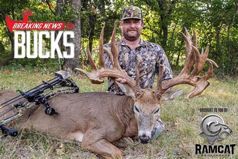Excited Bowhunter Takes Down Gigantic Oklahoma 230 Inch Buck North