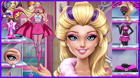 Super Barbie Makeover💄dress Up Barbie Game For Girls Barbie Makeup