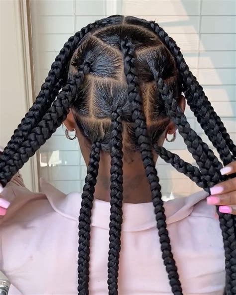 3 tips to getting realistic jumbo knotless braids emily cottontop box braids hairstyles for