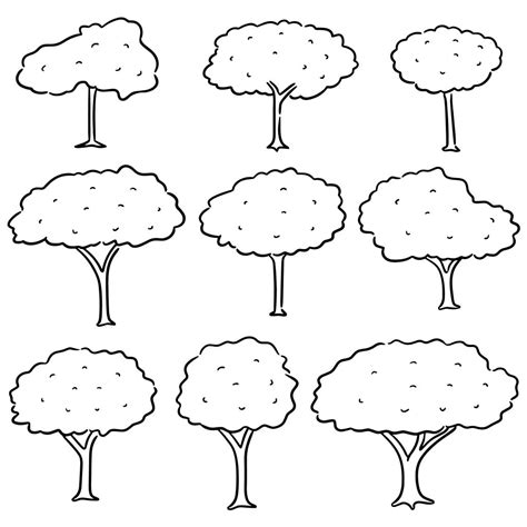 Desene De Toamnă Cu Copaci De Colorat Totul Despre Mame Desene De