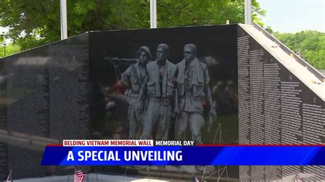Belding Vietnam Veterans Wall Finally Unveiled
