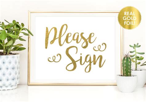 Please Sign Print Customized In Our Peony Wedding Theme You Can Choose