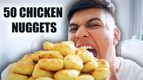 50 Chicken Nuggets In 5 Minutes Challenge Youtube