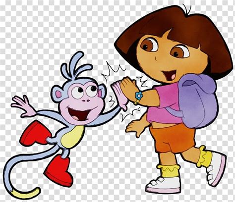 Dora And Boots Kissing