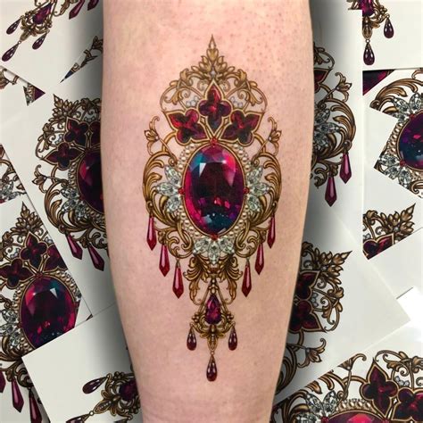Jenna Kerr Creative Tattoos Jewel Tattoo Jewelry Tattoo
