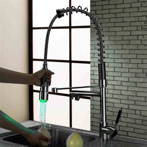 Many companies are innovating with new designs that are more useful and efficient for small and big kitchen sinks. 2016 New Polished Copper Water Powered Colorful LED Pull ...