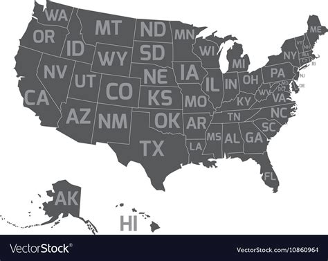 27 Us Map With State Abbreviations Maps Online For You