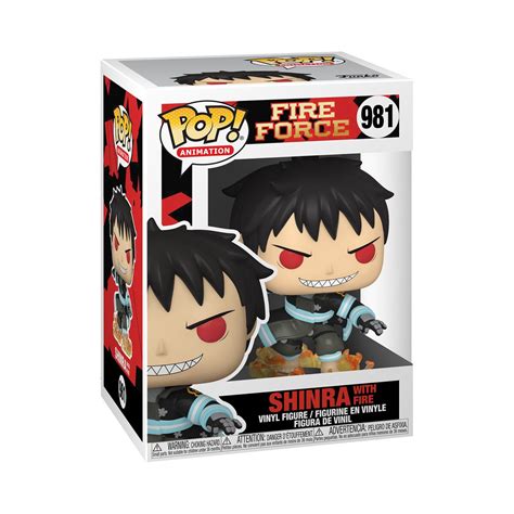 Figura Funko Pop Fire Force Shinra Con Fuego