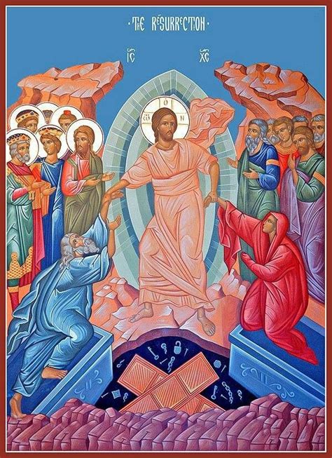 Resurrection Orthodox Easter Greek Tradition Orthodox Icons