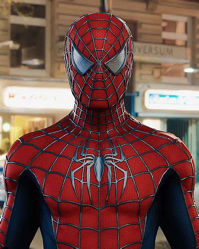 Spider Man Saimi Suit Tobey Maguire Rigged D Model D Model Rigged