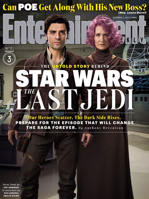Oscar Isaac And Laura Dern Cover Entertainment Weekly To Promote Star