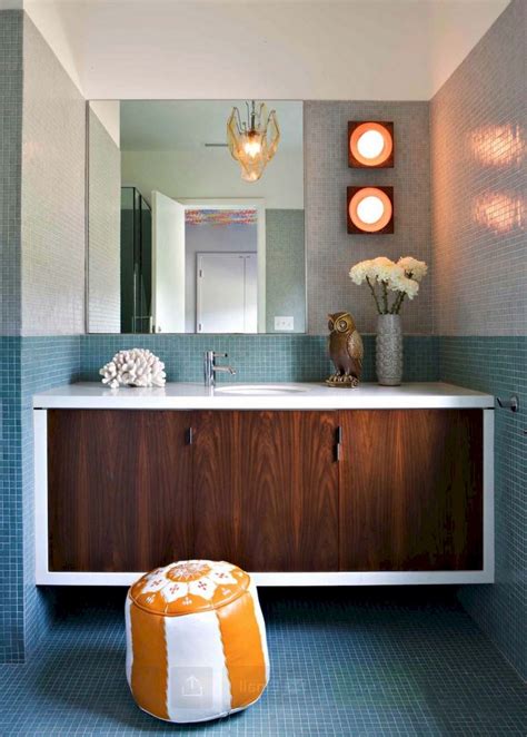 29 amazing modern mid century bathroom remodel ideas