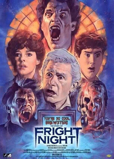 80s Horror Classic Movie Poster Fright Night Cine De Terror