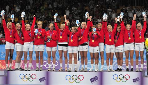 Danish Women S National Handball Team X Olympic Gold Medalists