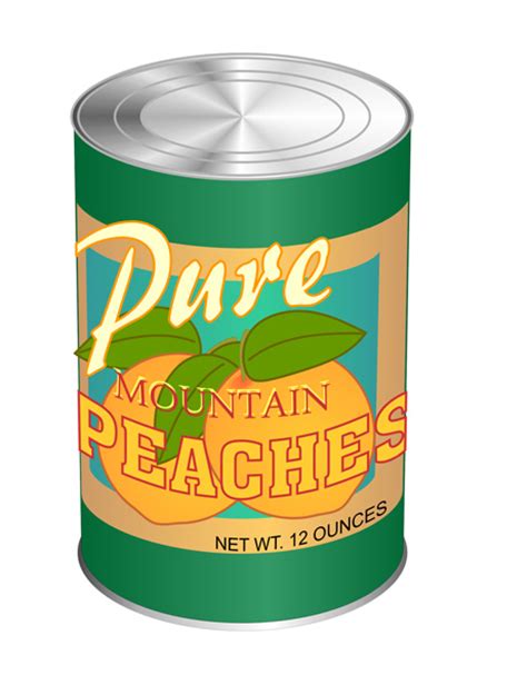 Can Of Non Perishable Food Clipart Clipart Suggest